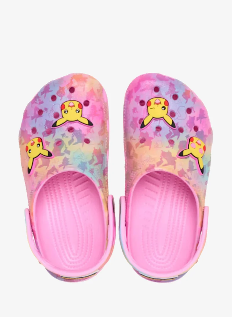 crocs Kids Pikachu Pink Classic Clog