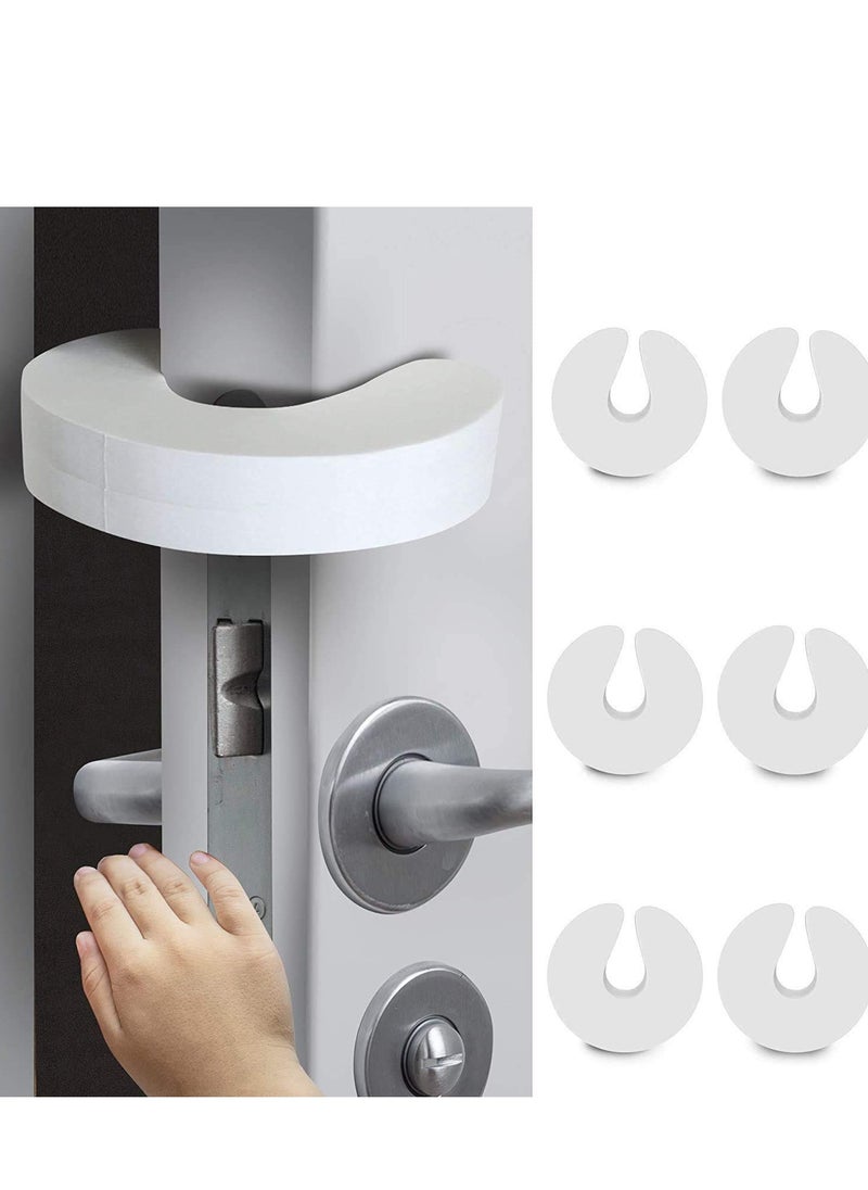 Generic 6 Pcs Door Finger Pinch Guard, Use Safety Door Guard Made of Soft Foam to Keep Door Open, Baby Proofing Doors to Keep Door Open Stop Door from Slamming  - Image 1