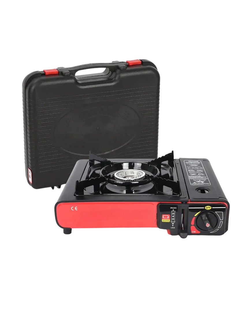 YanChuan Portable Gas Stove for Camping, Outdoor Cooking, Gas Stove, Mini Oven, Camping Grill, Gas Cooker, Butane/Propane Stove, Camping Accessories, Gas Burner, Camping Kitchen - Image 1