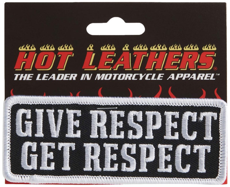 Hot Leathers - PPL9471 Give Respect Embroidered Patch (Multicolor, 4" x 2") - Image 3