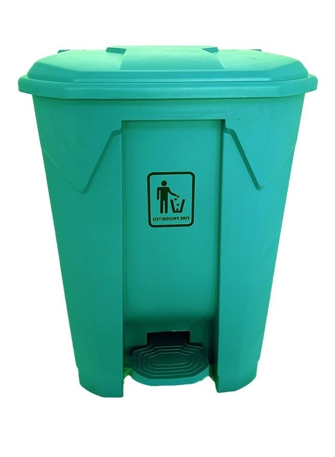 AKC 45L Green Step Trash Bin – Matte Finish Plastic, Hands-Free Pedal Waste Bin For Kitchens, Bathrooms & Communal Spaces - Image 2