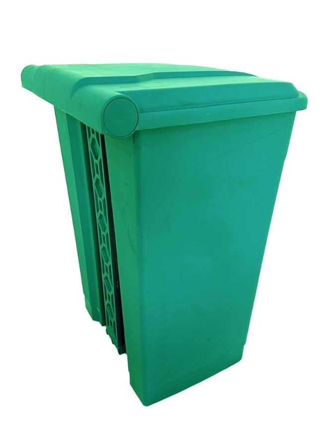 AKC 45L Green Step Trash Bin – Matte Finish Plastic, Hands-Free Pedal Waste Bin For Kitchens, Bathrooms & Communal Spaces - Image 3