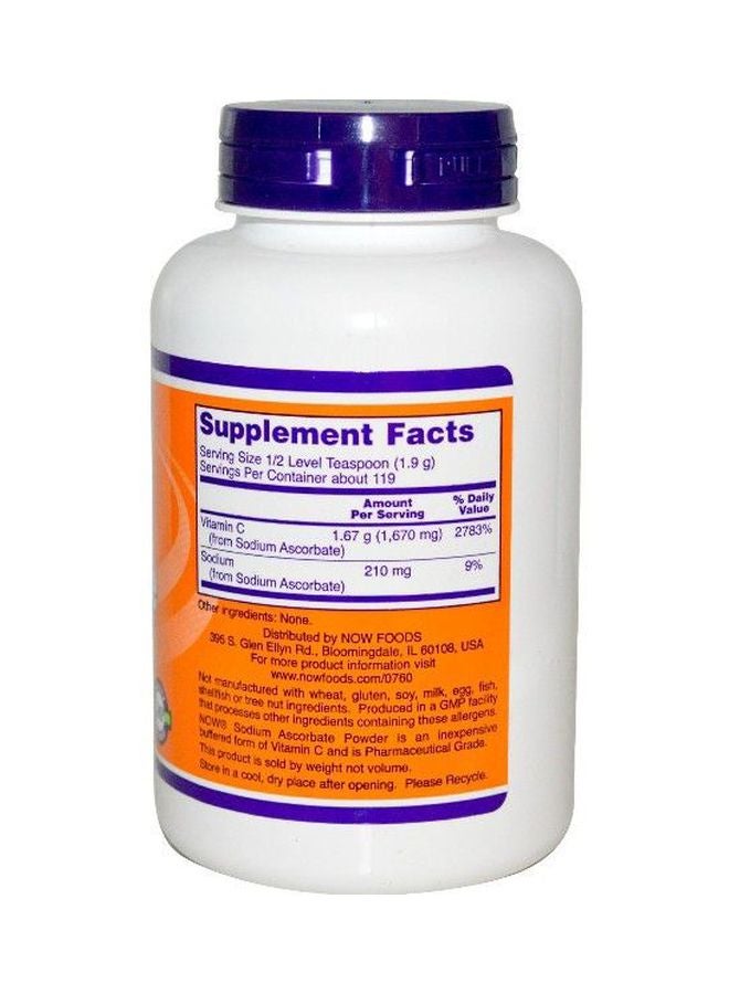 Now Foods Sodium Ascorbate Powder Dietary Supplement - Image 2