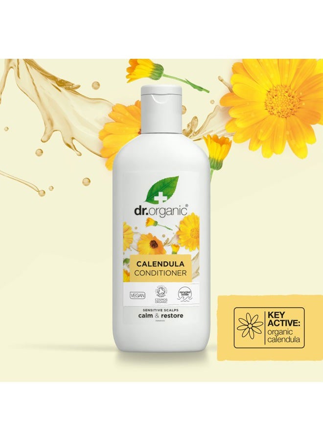 dr.organic Calendula Conditioner, Fragrance Free, Sensitive Skin, Mens, Womens, Natural, Vegan, Cruelty-Free, Paraben & SLS-Free, Organic, 265ml, Packaging may vary - Image 4