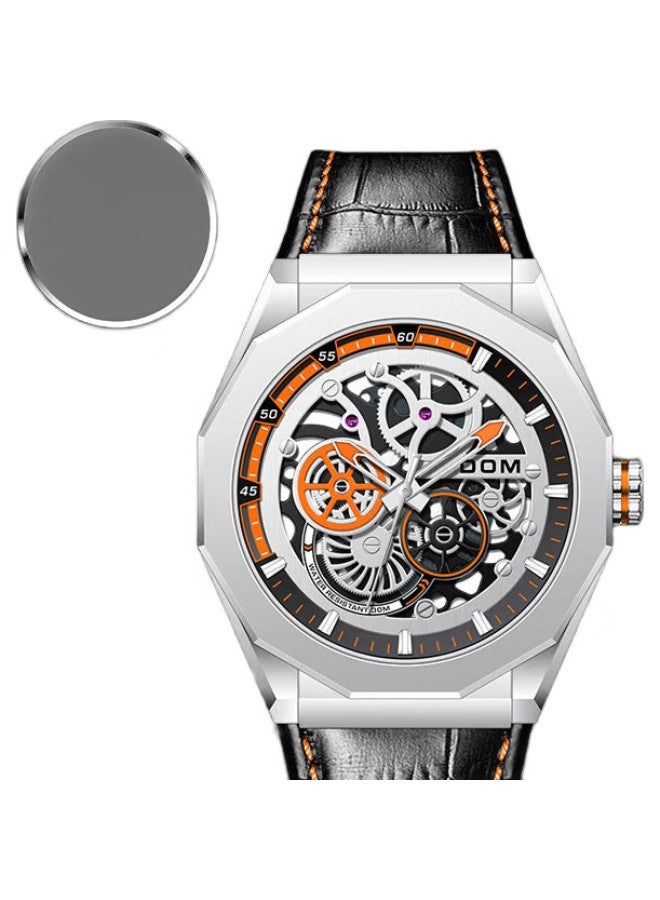 Dom Super Sports Men'S Watch, Mechanical-Style Quartz Watch With Luminous Hands, Trendy Sports Style, Father'S Day Gift For Dad - Image 1