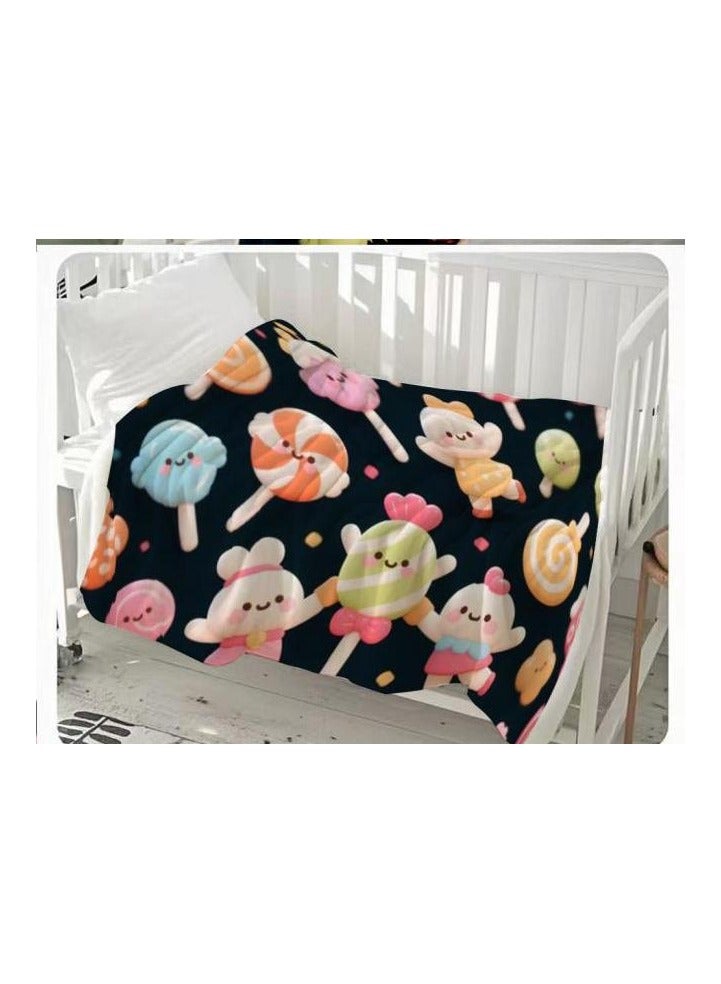 general Flannel thin blanket (warm and comfortable, suitable for sleep, gaming, dust removal and sandproof) 150cm*200cm - 1151