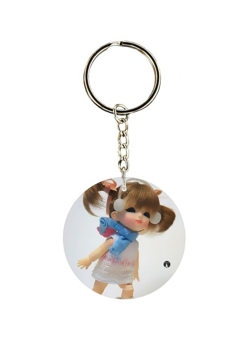 RKN Doll Printed Double Sided Keychain