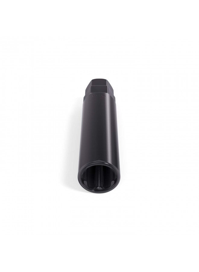 StanceMagic StanceMagic Small 6 Point Spline Drive Tuner Replacement Socket Key Tool for Aftermarket Six-Spline Wheel Lock Lug Nuts - 17.6mm Inner Diameter - 19mm 3/4 21mm 13/16 Hex Socket Wrench - Black  - Image 4