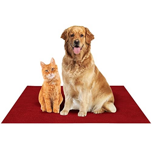 Amorite Waterproof Reusable Washable Pee Pads for Dogs (Medium, Maroon) - Image 1