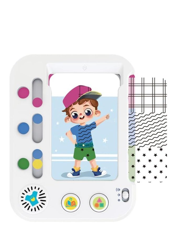 BAYBEE Baybee Learning Toy for Kids Multi Functional  Colour Matching Game Machine Preschool Artistic Sense with 12 Decorative Cards, 30+ Interesting Patterns & 20+ Pleasant Music for Toddler 1 2 3 4 Years  - Image 3
