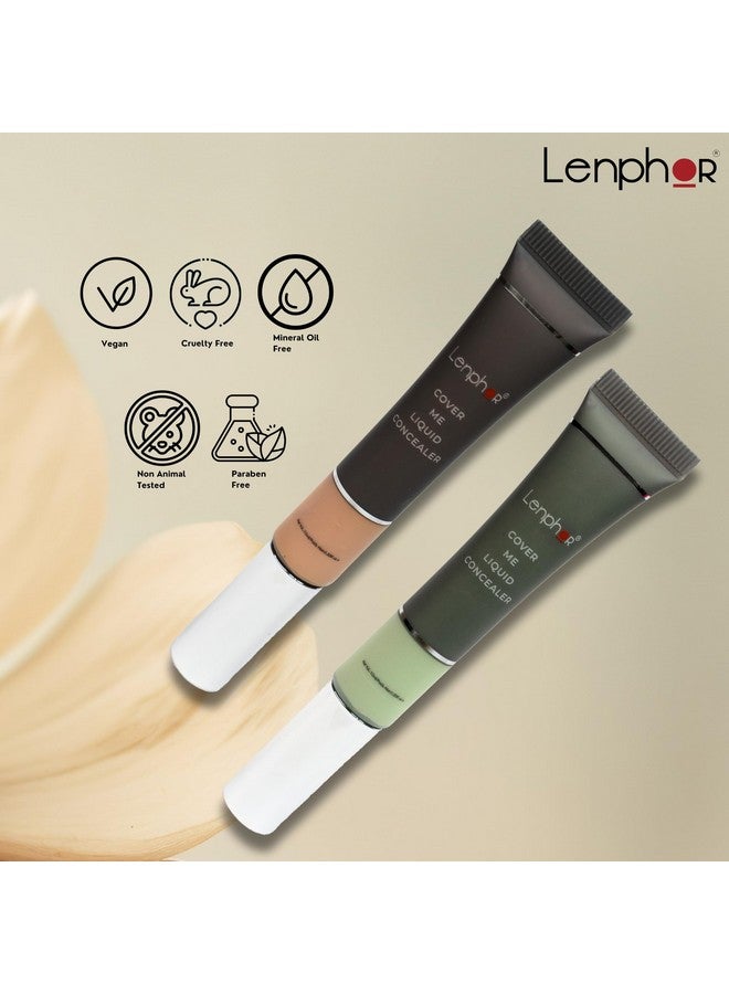 لينفور كونسيلر/مصحح سائل Cover Me بلون عاجي 10 مل | تغطية عالية ومظهر طبيعي - Image 2