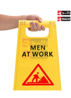 RACO RACO Portable Outdoor Double Sided Folding Self Standing Sign Board Outdoor Floor Signs MEN AT WORK  - Image 3