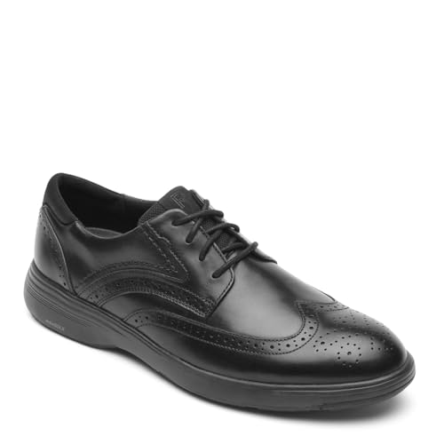 Rockport روكبورت للرجال نوح وينغتيب، أسود، 10.5 م - Image 2
