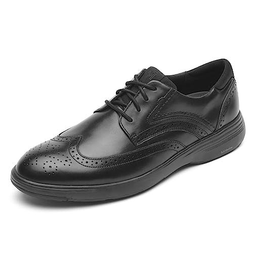 Rockport روكبورت للرجال نوح وينغتيب، أسود، 10.5 م - Image 1