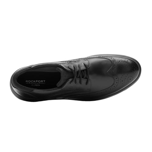 Rockport روكبورت للرجال نوح وينغتيب، أسود، 10.5 م - Image 5