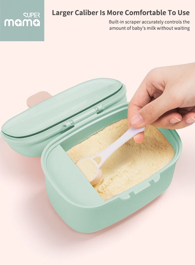Multi-Function Milk Powder Container Box With Scoop Milk Powder Box  Formula Milk Powder Dispenser Suitable For Milk Powder, Snacks, Fruits, Etc