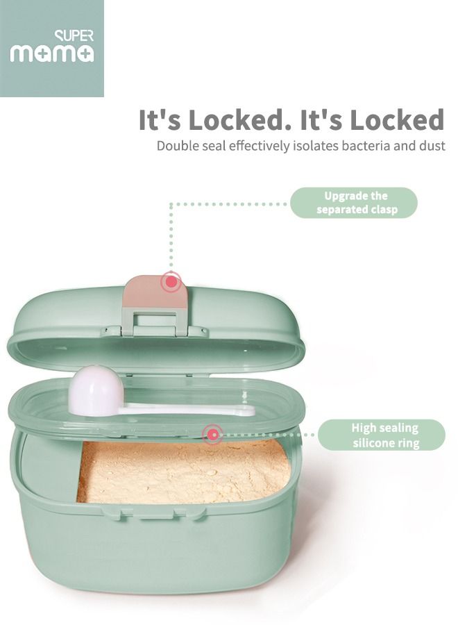 Multi-Function Milk Powder Container Box With Scoop Milk Powder Box  Formula Milk Powder Dispenser Suitable For Milk Powder, Snacks, Fruits, Etc