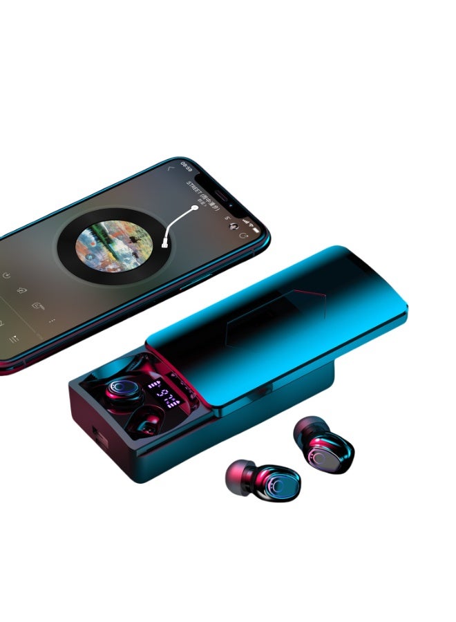 EBMINI New Waterproof Noise Cancelling Long-Range Wireless Bluetooth Earphones