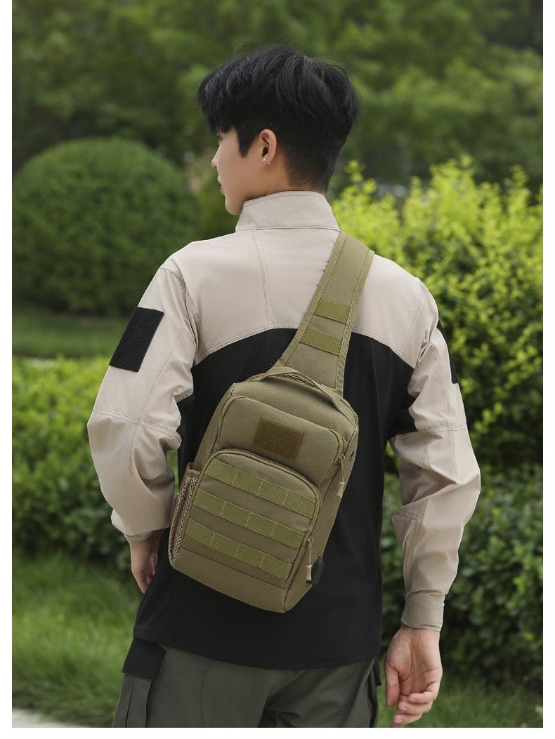Tactical Chest Bag Men'S Shoulder Crossbody Bag Outdoor Luya Camouflage Large Capacity Multifunctional Chest Bag Slings Bag - Image 5