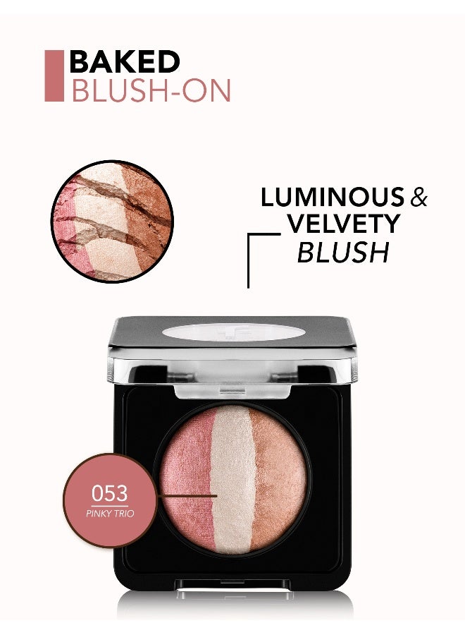 flormar NP Baked Blush On - 053 Pinky Trio - Image 5