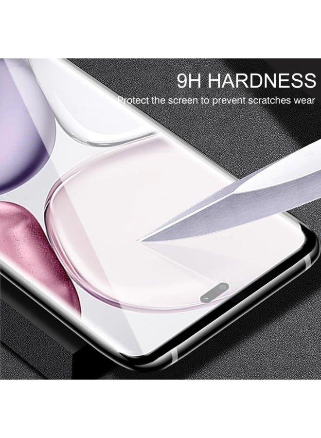 شاشة حماية لهاتف هونر X9c شاشة حماية فائقة النحافة HD 2.5D برو فيت هونر X9c من الزجاج المقوى الممتاز (عبوه من قطعتان) - Image 4