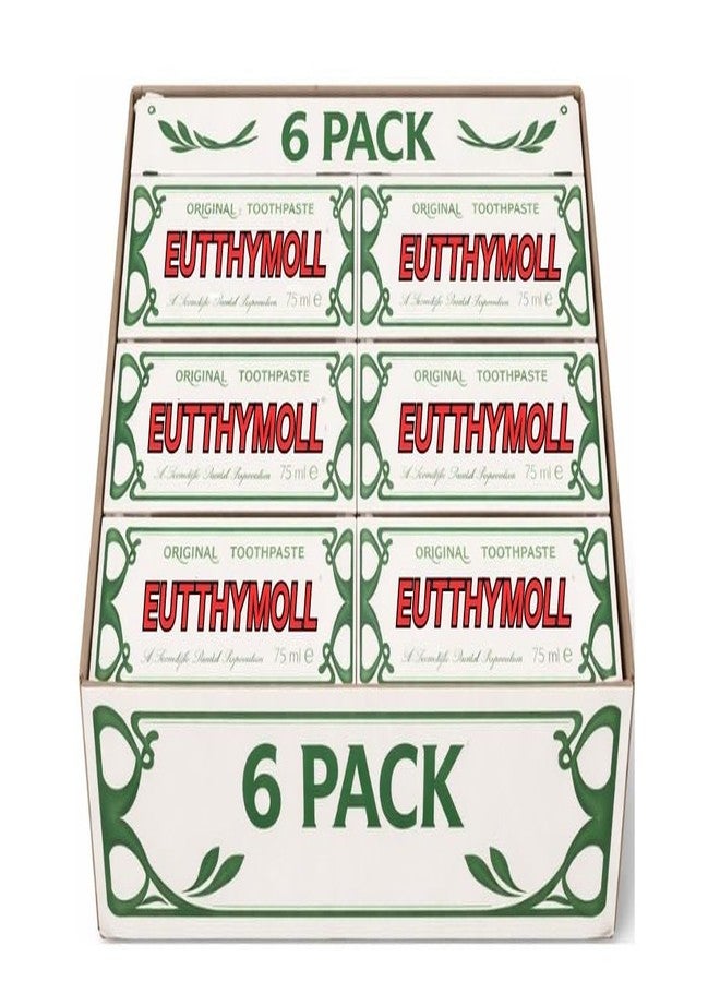 EUTHYM0L Original Toothpaste 75ml | 6 Pack Deal* Bulk