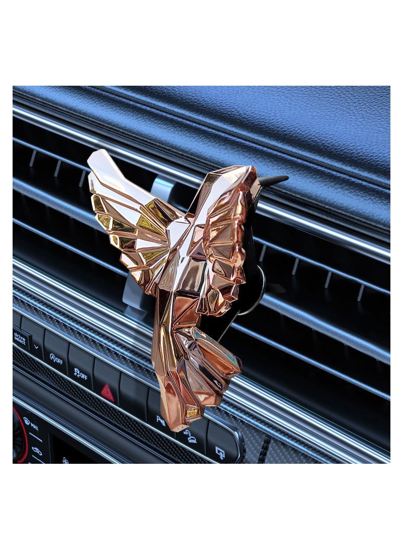 Excefore Reusable Car Air Freshener With Vent Clip, Hummingbird Modeling Vent Clip, Car Odor Eliminator, Car Decoration Accessories with 3 Scents Starter Kit - Image 3