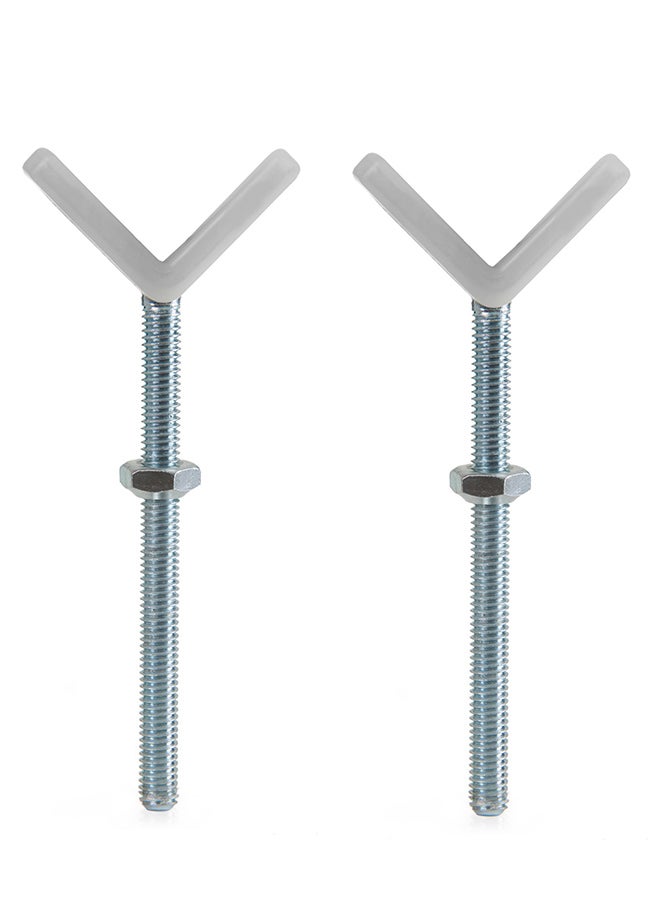 hauck Y-Spindle For Safety Gate - White/Silver - Image 1