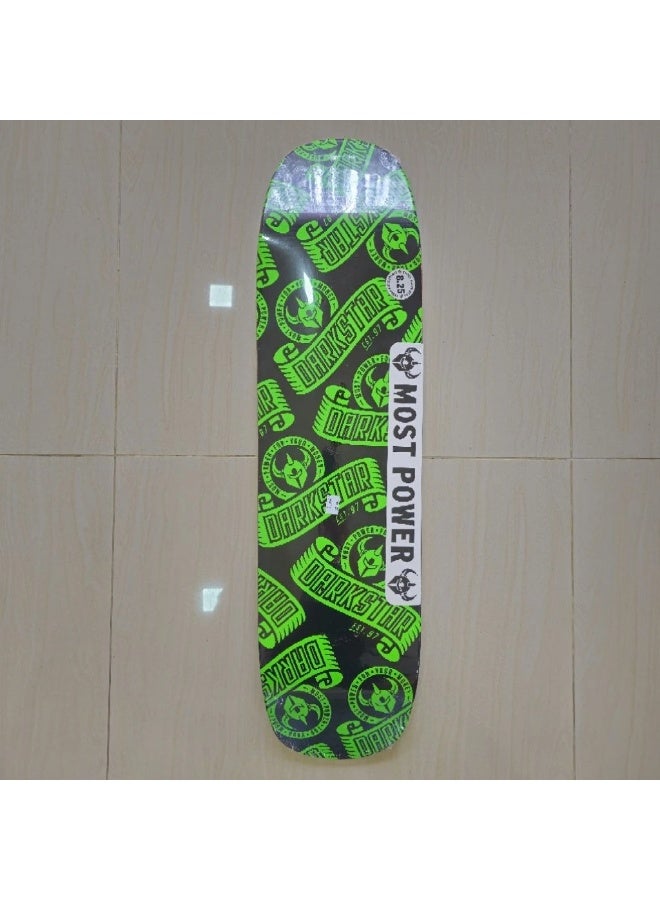 Darkstar Arc RHM Neon Green *Old Skool Shape* 8.25" x 31.8" Skateboard Deck - Image 1