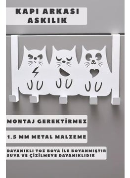 3Art Metal Metal American Door Hanger - Decorative Iron Bathroom Hanger  - Image 1