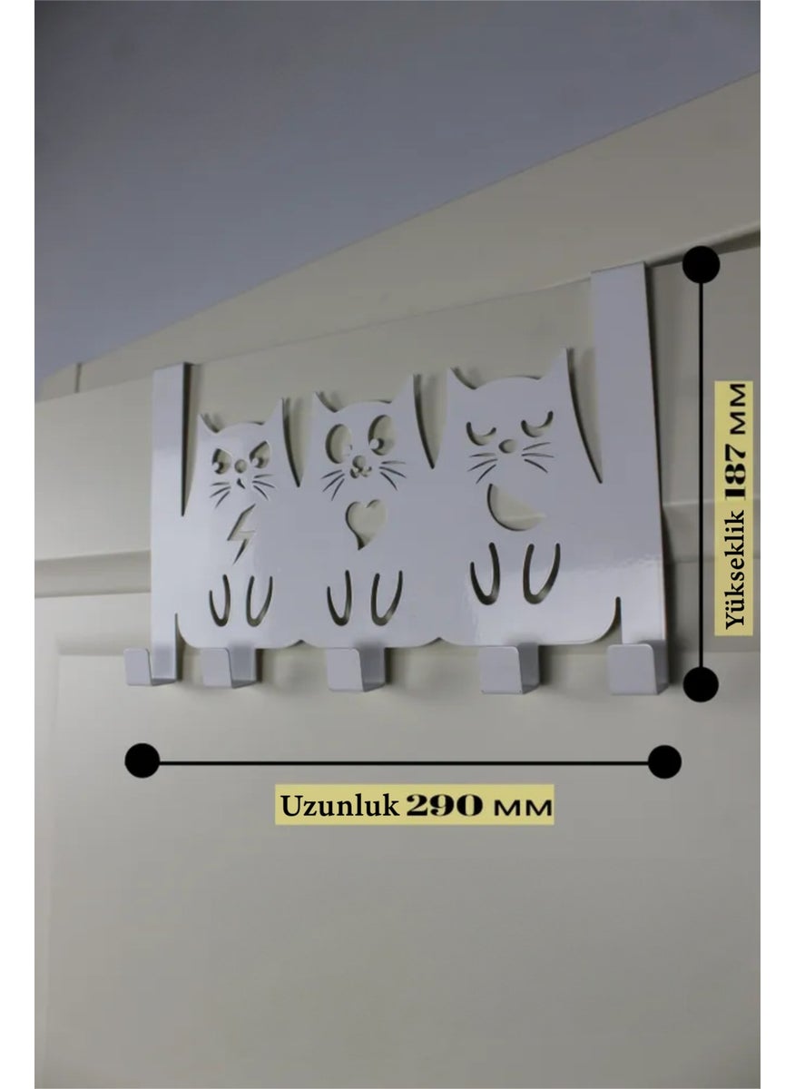 3Art Metal Metal American Door Hanger - Decorative Iron Bathroom Hanger  - Image 2