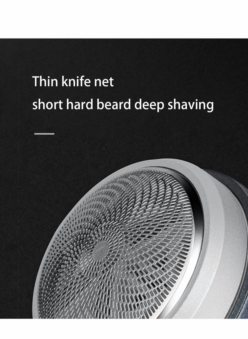 SYOSI Electric Razor for Men Pocket Size Mini Portable Shaver Wet and Dry Men's Razor USB Rechargeable Shaver Charging Easy One-Button Use Suitable for Home, Car,Travel - Image 4