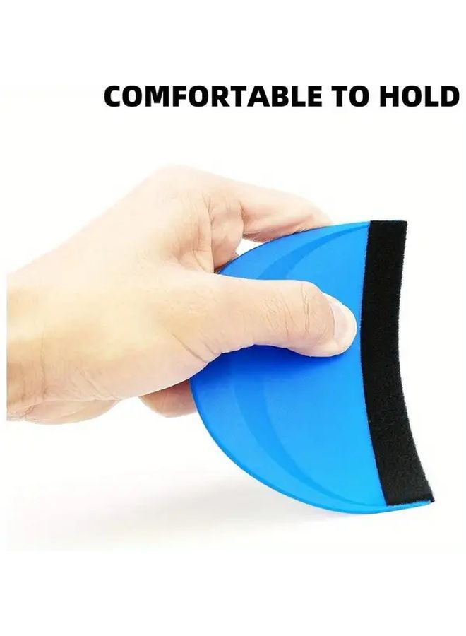 Variant Color Small Squeegee 5 Pack Plastic Scraper With Felt Edge For Car Wrap Window Film - Image 5