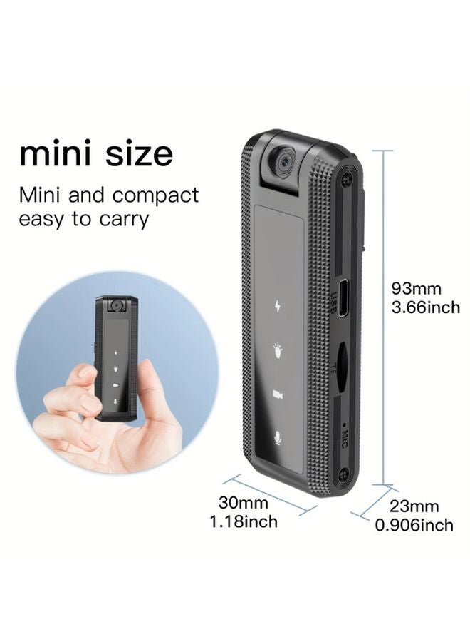 64GB Wearable Body Camera 1080P Full HD Night Vision Motion Detection Power Bank Mode - Image 3