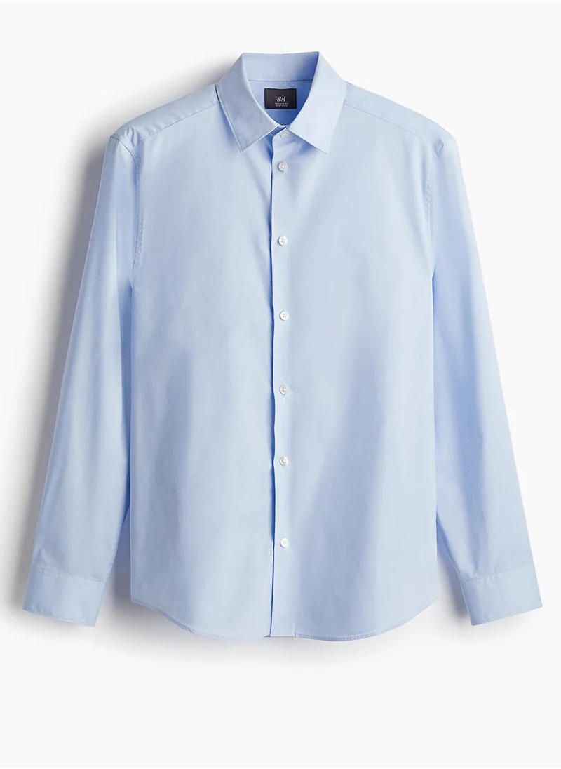 H&M Regular Fit Easy-Iron Shirt