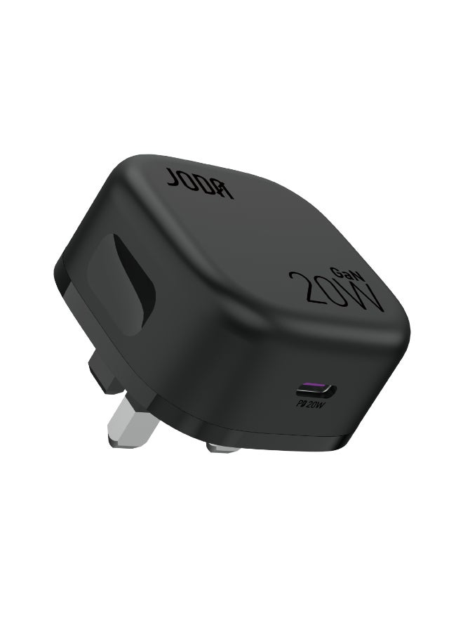 JODA شاحن حائط JODA VoltPod 20 20W USB-C GaN أسود - Image 1