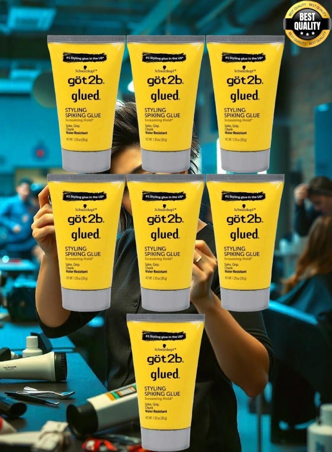 Got2b 7 Pieces Glued Styling Spiking Water Resistant Glue Unisex By Got2B 35g - Image 1