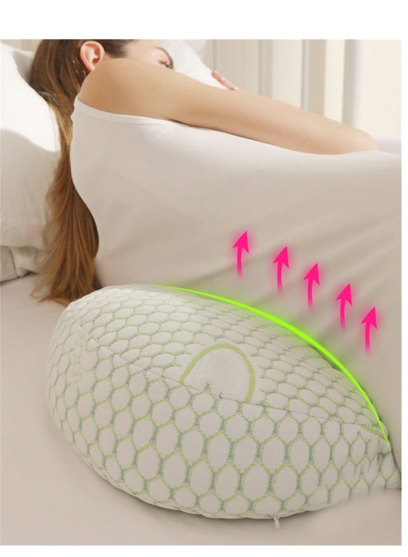 Pregnancy pillow waist support side sleeping pillow multi-functional pregnancy belly support pillow cushion - Image 4