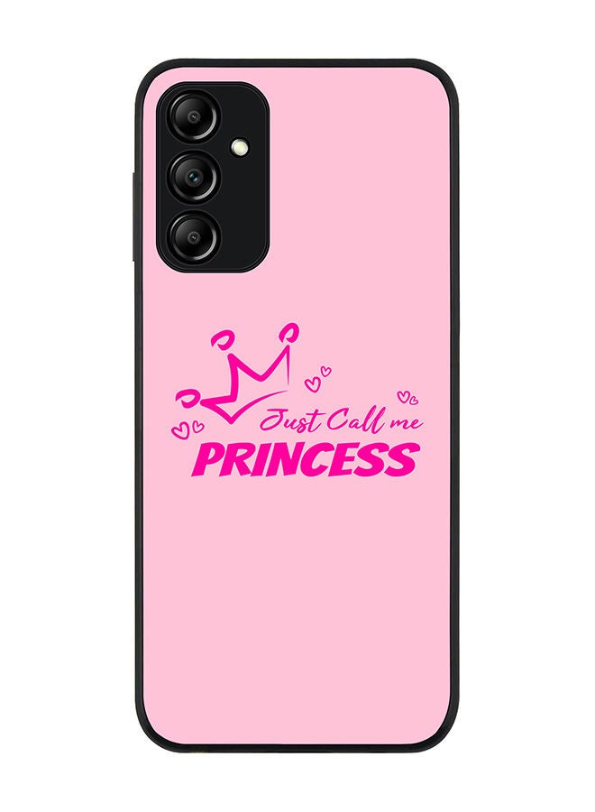 Stylizedd Rugged Black edge case for Samsung Galaxy M14 5G Slim fit Soft Case Flexible Rubber Edges Anti Drop TPU Gel Thin Cover -  Just call me princess - Image 1