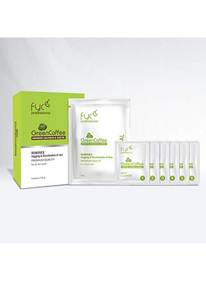 FYC طقم وجه القهوة الخضراء من يافي للمستحضرات التجميلية المحترفة - Image 3