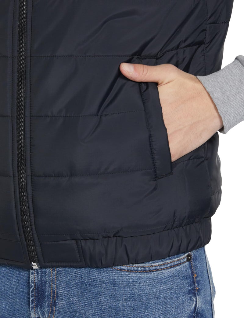 Wildcraft Men Alpine Solid Nylon Blend Collored Casual Quilted Vest, Full Sleeve - Regular fit, Black, S - Image 4