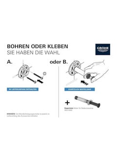 Grohe Circular Towel Holder 20×5 cm -Black  - Image 4