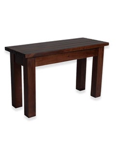 NISHA FURNITURE Nisha Furniture Sheesham Wooden Bench for Living Room Solid Wood Bench Dining Bench for Sitting 2 Seater Bench Balcony Outdoor Furniture Mohogany Finish  - Image 3