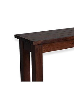 NISHA FURNITURE Nisha Furniture Sheesham Wooden Bench for Living Room Solid Wood Bench Dining Bench for Sitting 2 Seater Bench Balcony Outdoor Furniture Mohogany Finish  - Image 4