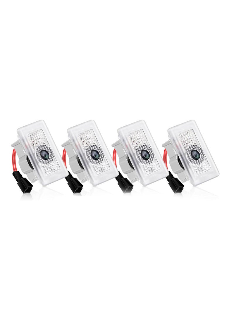 Generic Car Door Lights Logo Projector Lights for Tesla, Ultra-Bright LED 3D Laser Ghost Shadow Light, Never Fade Welcome Step Courtesy Lights for Model 3 Y S X Accessories, Plug and Play Blue, 4pcs  - Image 1