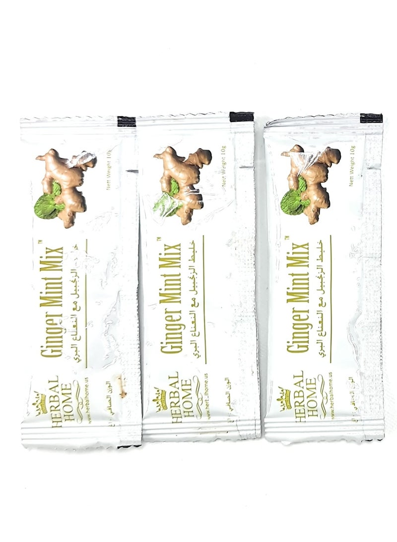 هيربل هوم مزيج الزنجبيل والنعناع، ​​عبوة من 3 قطع