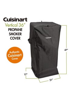 Cuisinart CGC-10244, 21" x 17" x 47", Universal Vertical Smoker Cover, Fits up to 36" 