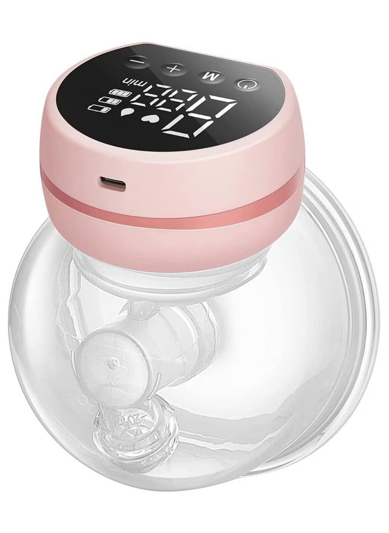 Gonice Electric Wearable Breast Pump Low Noise & Hands-Free Anti-Overflow Breast Pump with 3 Modes 9 Levels, Pouring Easy Rechargeable Single Milk Extractor with Massage Milk Extractor Mode-24mm  - Image 1