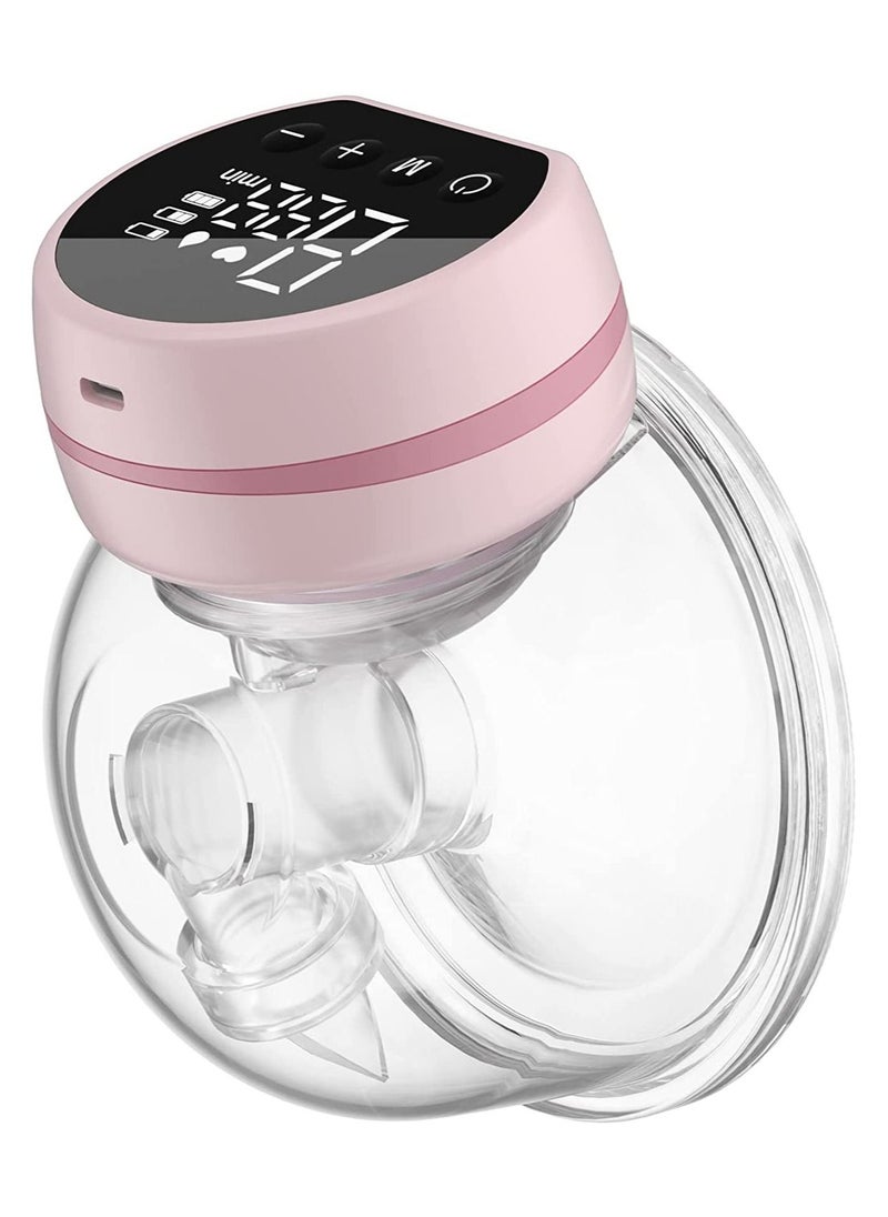 Gonice - Electric Wearable Breast Pump Low Noise & Hands-Free Anti-Overflow Breast Pump with 3 Modes 9 Levels, Pouring Easy Rechargeable Single Milk Extractor with Massage Milk Extractor Mode-24mm - Image 1