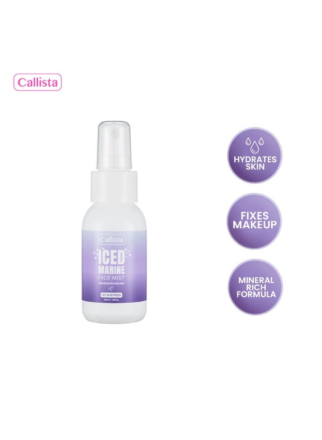 كاليستا رذاذ وجه مرطب ومنعش بمعادن بحرية لتثبيت المكياج ومنح البشرة إشراقة ناعمة 100 مل - Image 4